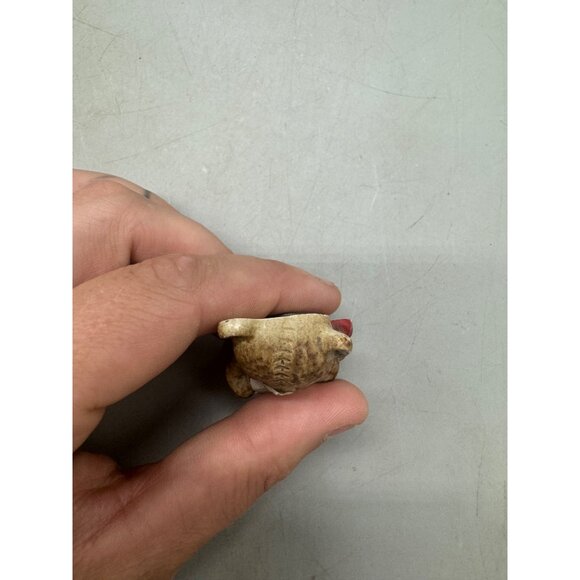 Teddy Bear Refrigerator Magnet present brown red Christmas READ - Picture 5 of 5